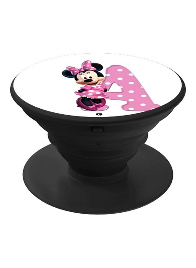 بي بي حامل هاتف بوب سوكيت بطبعة ميني ماوس وردي / أبيض / أسود - Image 1