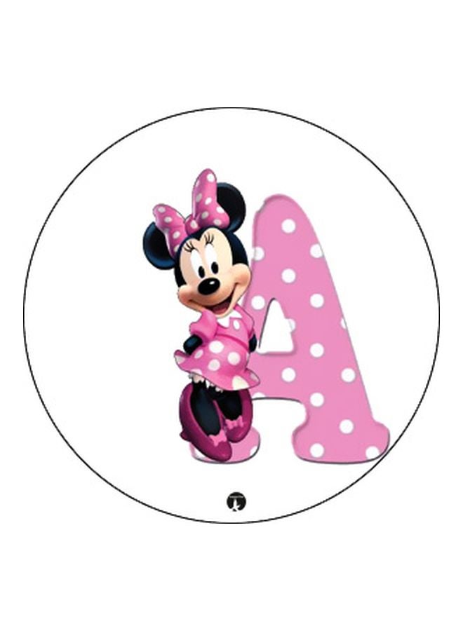 بي بي حامل هاتف بوب سوكيت بطبعة ميني ماوس وردي / أبيض / أسود - Image 2