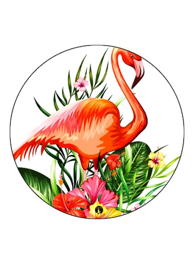 BP Flamingo Printed Pop Socket Phone Holder Orange/Green/Black - Image 2