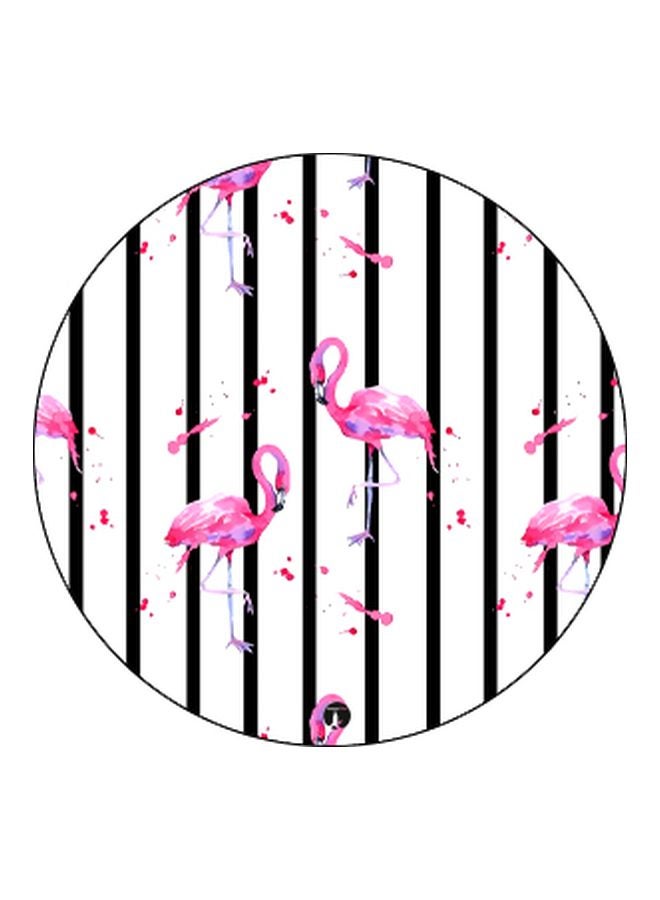 BP Flamingo Printed Pop Socket Phone Holder Pink/White/Black - Image 2