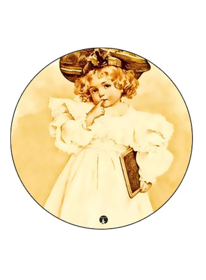 بي بي حامل هاتف بوب سوكيت بطبعة فتاة أصفر/بني/أسود - Image 2