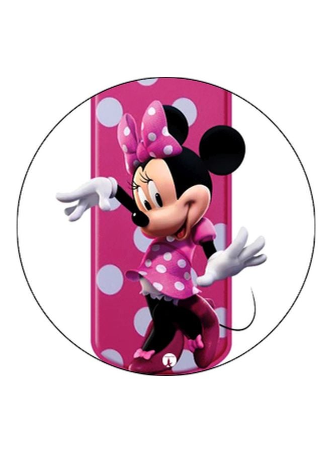BP Minnie Mouse Printed Pop Socket Phone Holder Pink/White/Black - Image 2