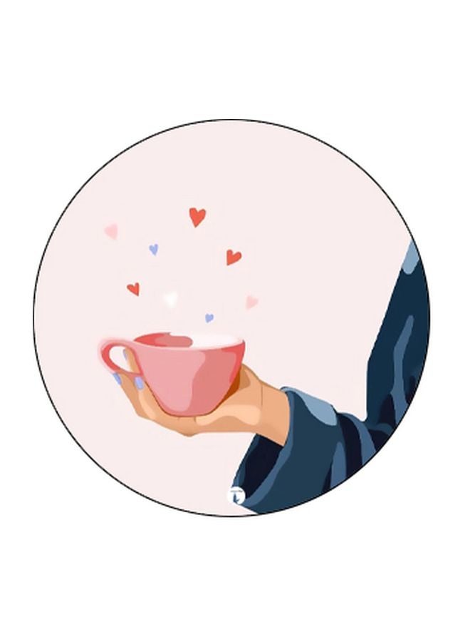 BP Cup Printed Pop Socket Phone Holder Pink/Blue/Black - Image 2