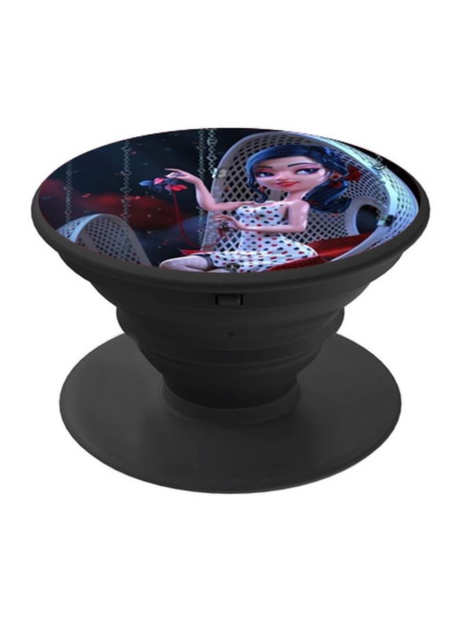 BP Doll Printed Pop Socket Phone Holder Red/White/Black - Image 1