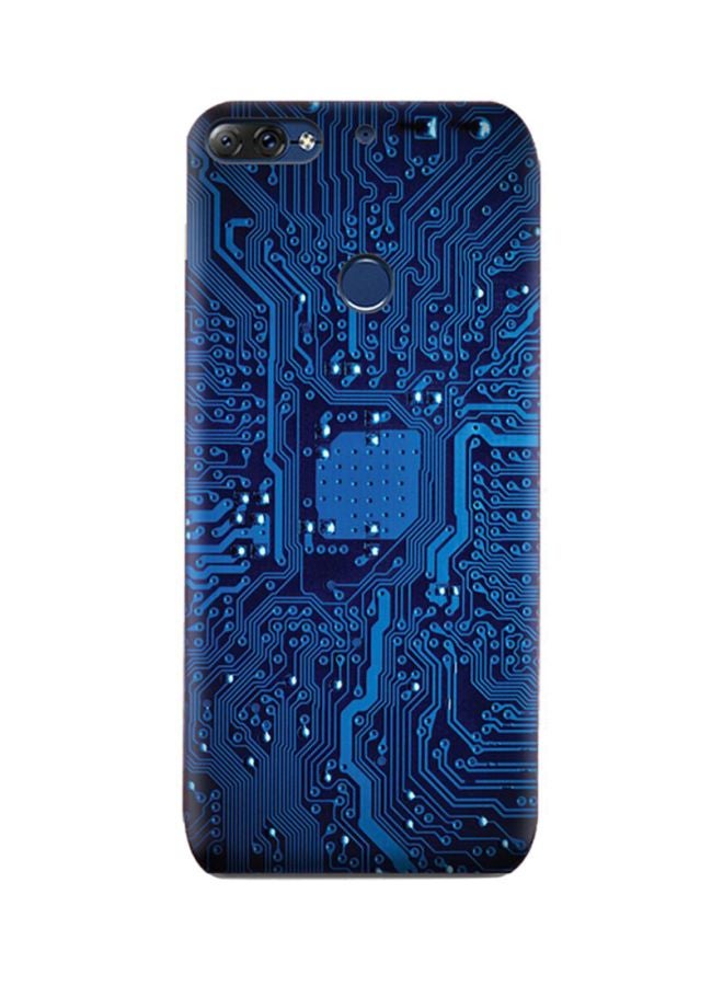 غطاء حماية خلفي من البولي يوريثان الحراري والسيليكون لهاتف لينوفو K5 نوت (2015) بنقشة لوحة دارة كهربائية من إيه إم سي ديزاين مزين بنمط لوحة دارة كهربائية
