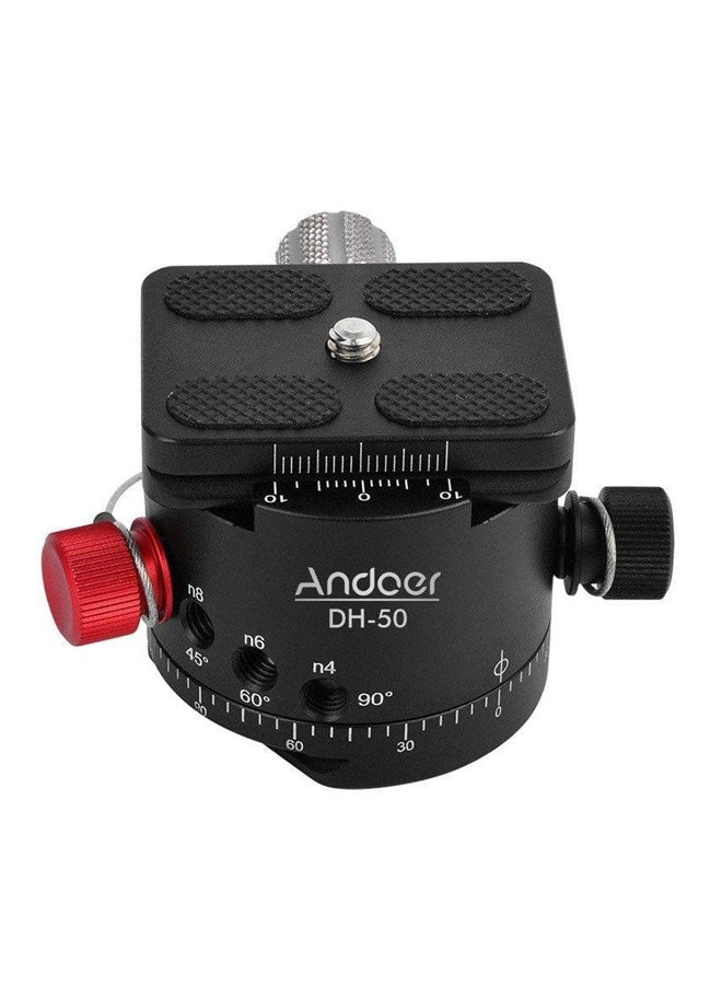 ANDOER Aluminium Alloy Panoramic Ball Head Black/Red - Image 3