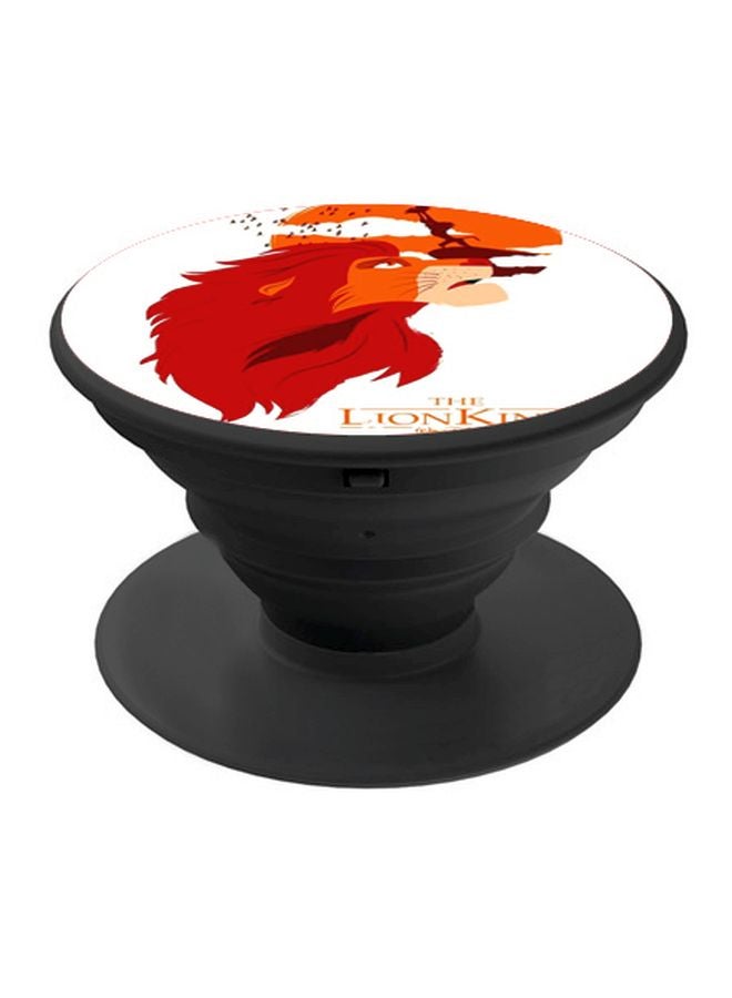 BP Simba Printed Pop Socket Phone Holder Brown/Orange/White - Image 1
