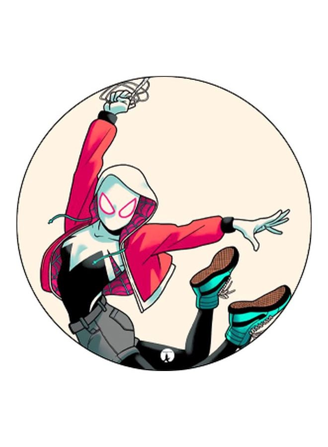 BP Cartoon Printed Pop Socket Phone Holder Beige/Red/Black - Image 2