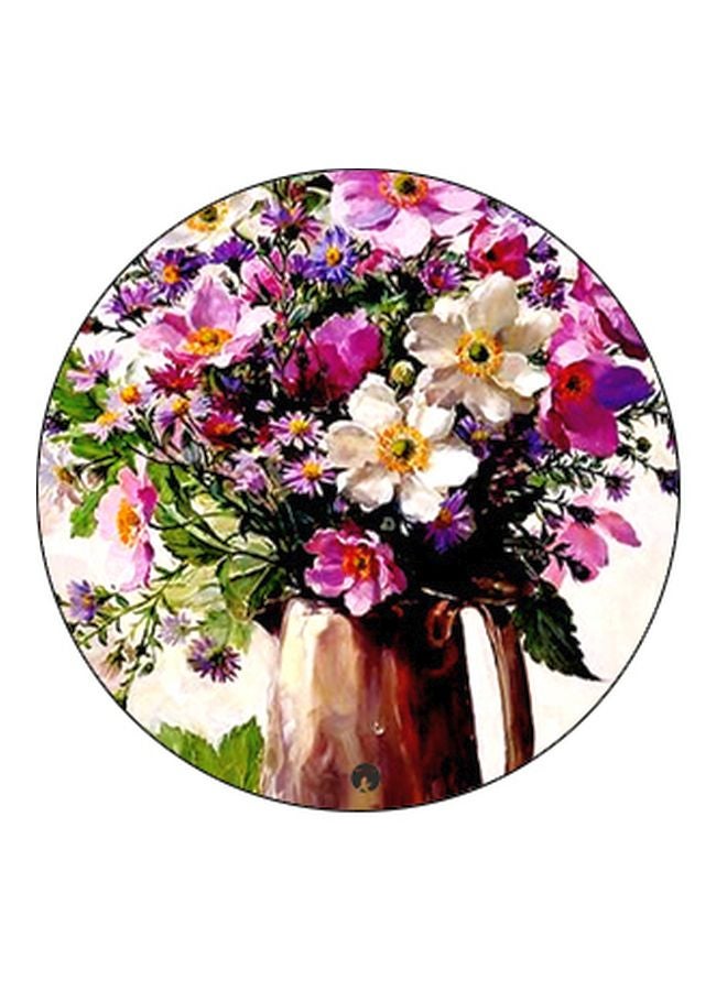 BP Floral Printed Pop Socket Phone Holder Purple/White/Black - Image 2