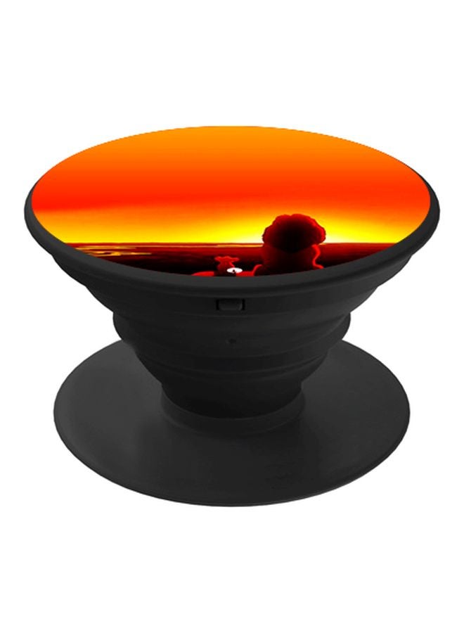 BP Lion King Printed Pop Socket  Phone Holder Orange/Yellow - Image 1