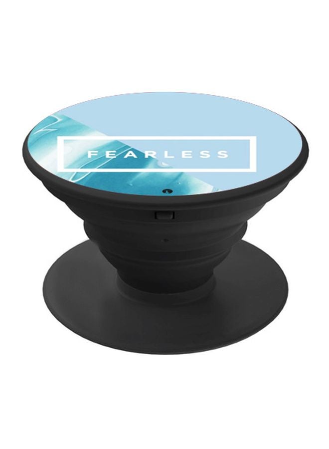 بي بي حامل هاتف بوب سوكيت بطبعة كلمة "Fearless" أزرق/ أبيض/أحمر - Image 1