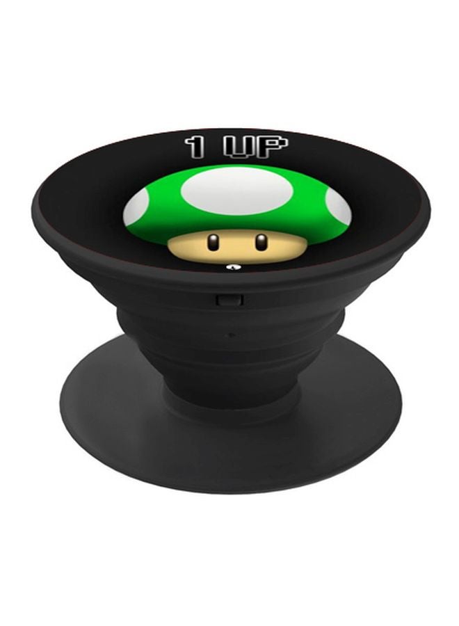 BP 1 UP Printed Pop Socket Phone Holder Green/White/Black - Image 1