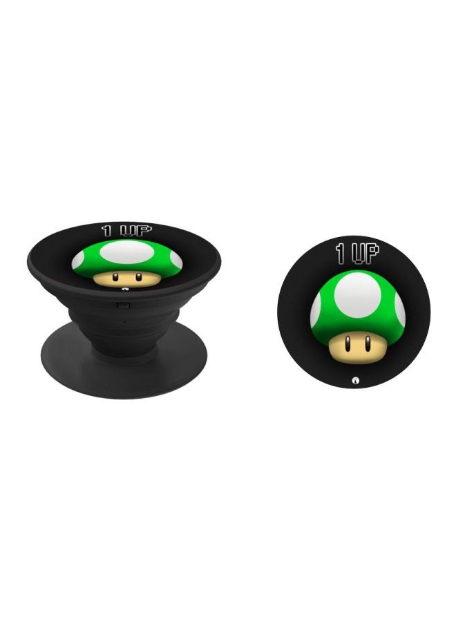 BP 1 UP Printed Pop Socket Phone Holder Green/White/Black - Image 2