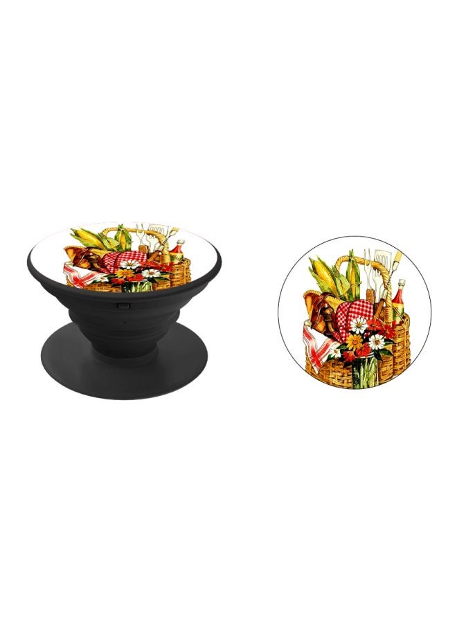 BP Bucket Printed Pop Socket Phone Holder Brown/Green/Black - Image 2