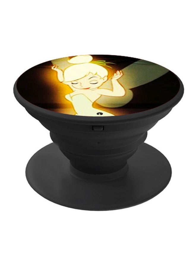 BP Fairy Printed Pop Socket Phone Holder Yellow/White/Black - Image 1