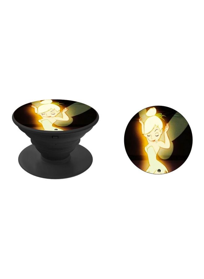 BP Fairy Printed Pop Socket Phone Holder Yellow/White/Black - Image 2