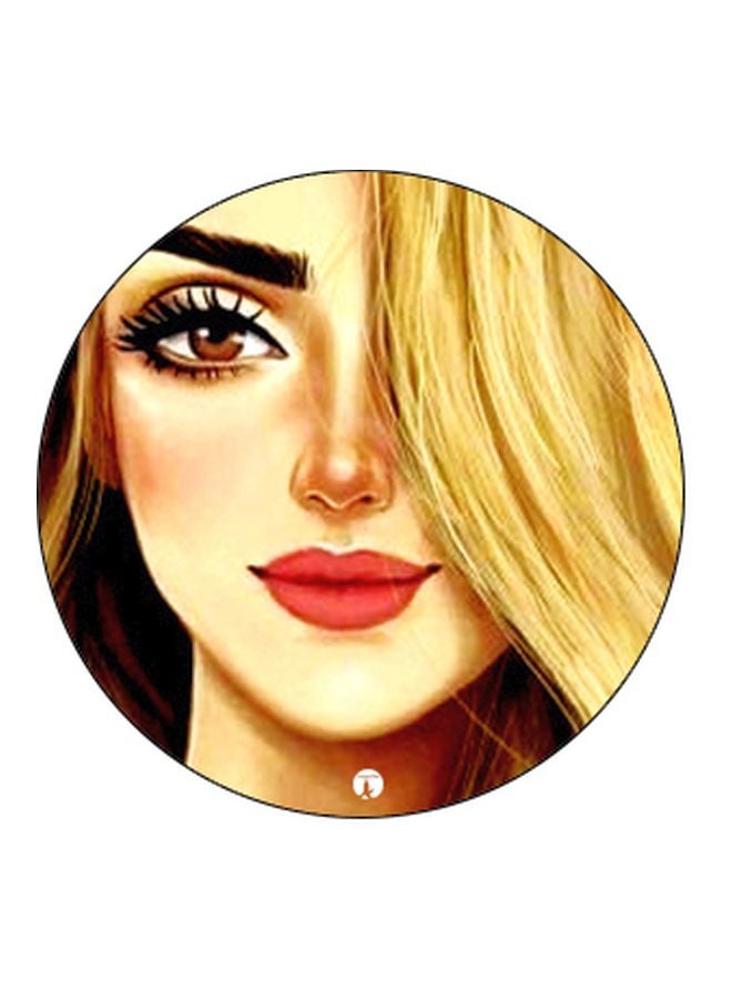 BP Girl Printed Pop Socket Phone Holder Beige/Brown/Black - Image 2