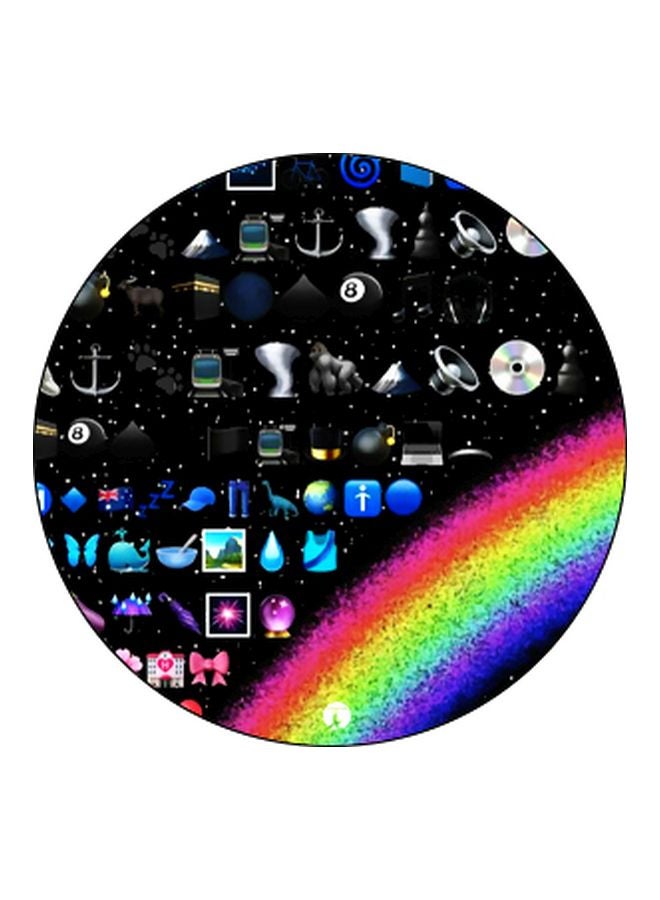 بي بي حامل هاتف بوب سوكيت بطبعة شعارات متعددة وردي/ أزرق/ أسود - Image 2