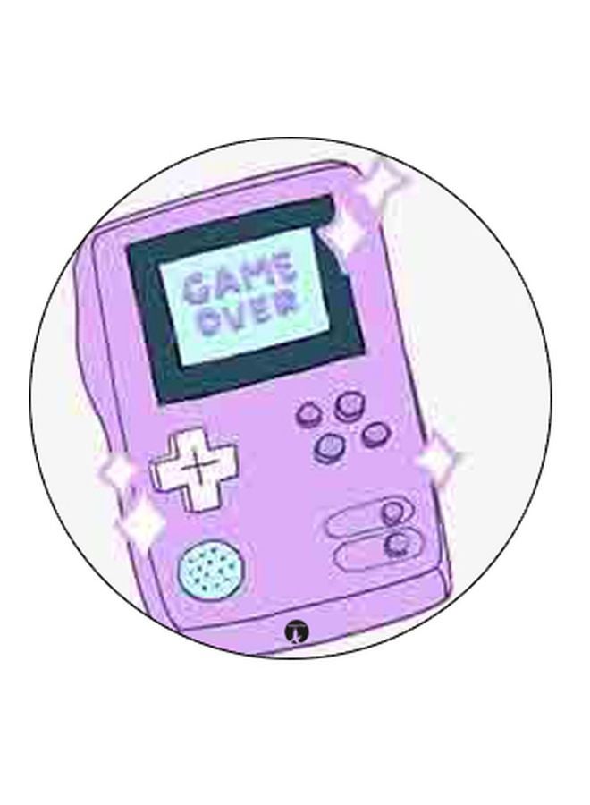 BP Game Over Printed Pop Socket Phone Holder Violet/Green/Black - Image 2