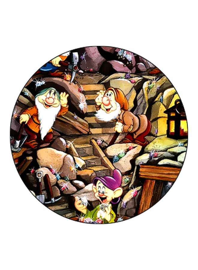 بي بي حامل هاتف على شكل مقبض أصابع منبثق بطبعة رسومات كرتونية بني/ رمادي/ أسود - Image 2