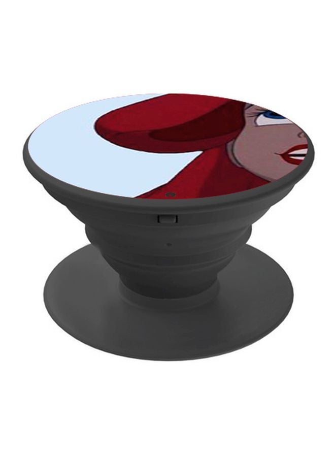 BP Cartoon Character Printed Pop Socket Phone Holder Red/Beige/Black - Image 1