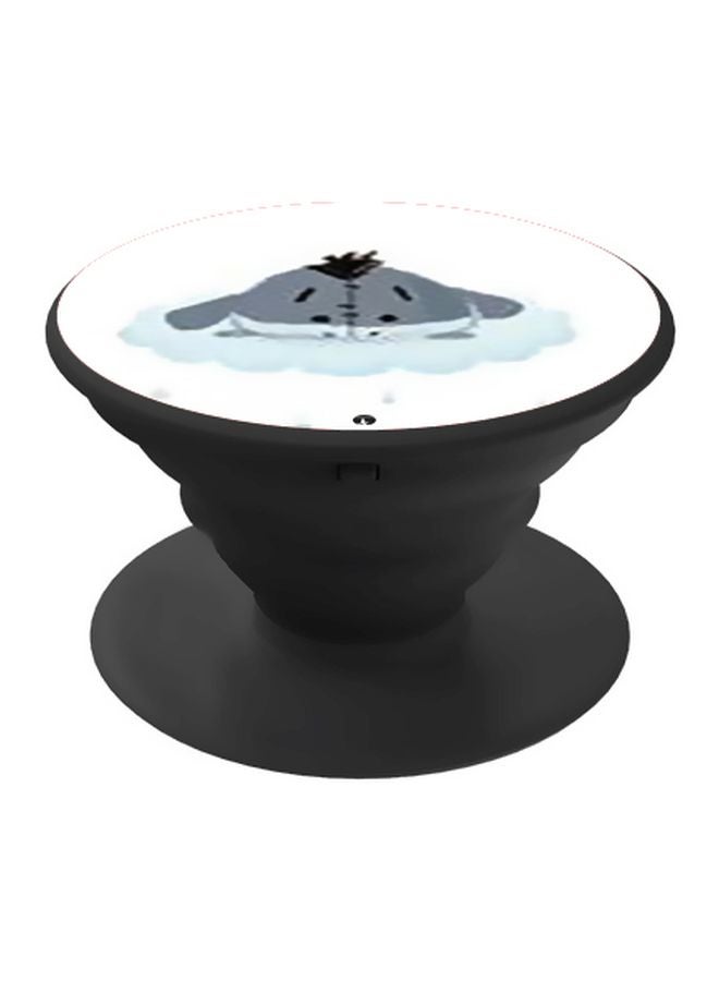 BP Cartoon Printed Pop Socket Phone Holder Grey/White/Black - Image 1