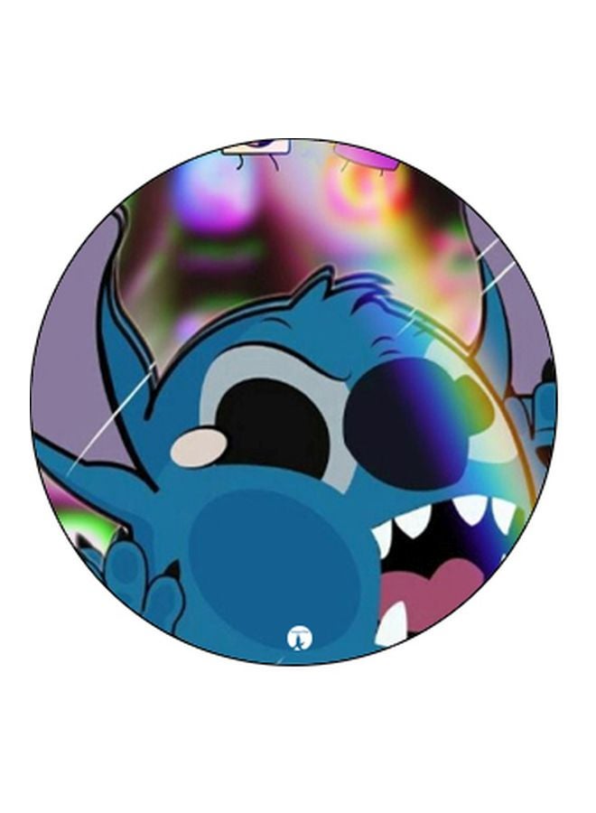 بي بي حامل هاتف على شكل مقبس منبثق بنمط مطبوع لستيتش أزرق - Image 2