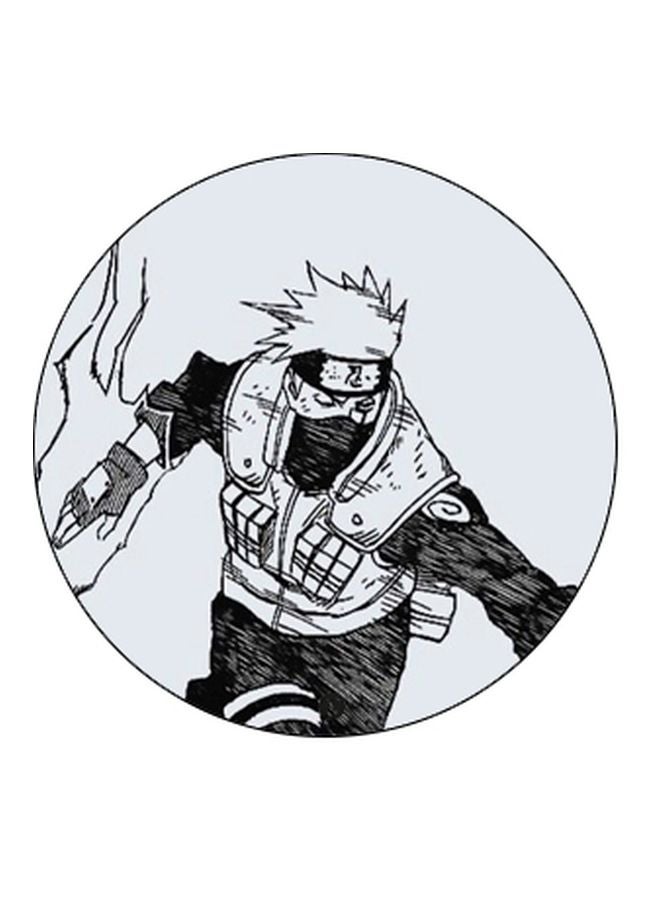 بي بي حامل هاتف بوب سوكيت بطبعة ساموراي أسود/ أبيض - Image 2