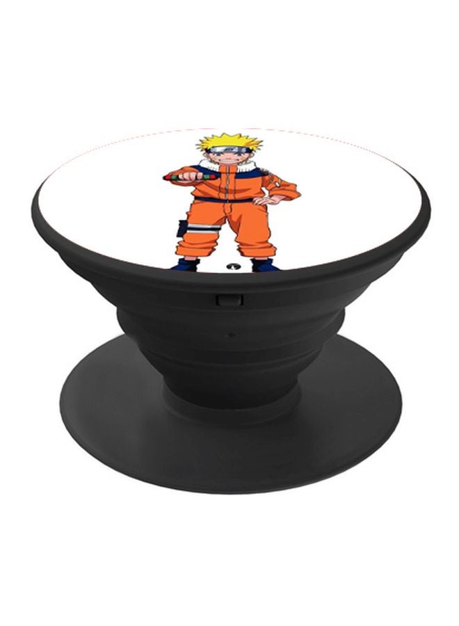 BP Cartoon Printed Pop Socket Phone Holder Orange/Yellow/Blue - Image 1