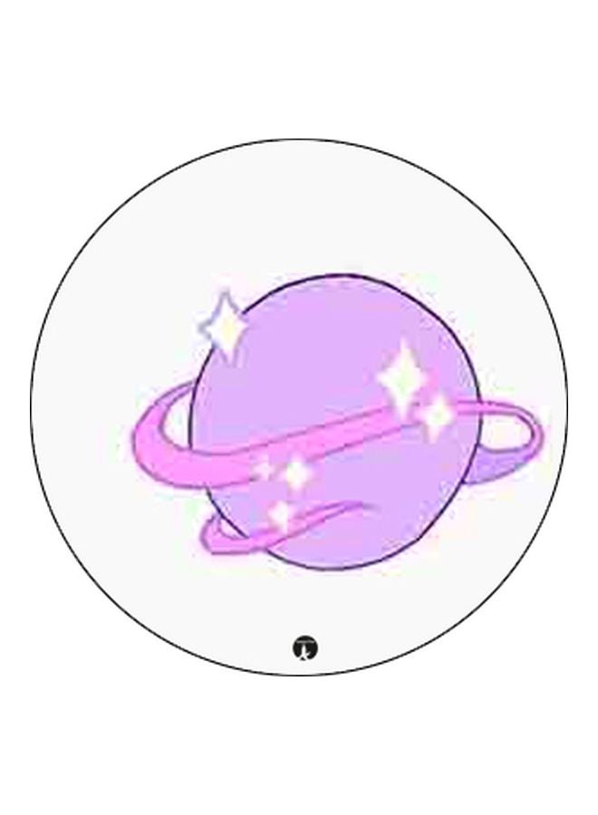 BP Cartoon Printed Pop Socket Phone Holder Violet/White/Black - Image 2
