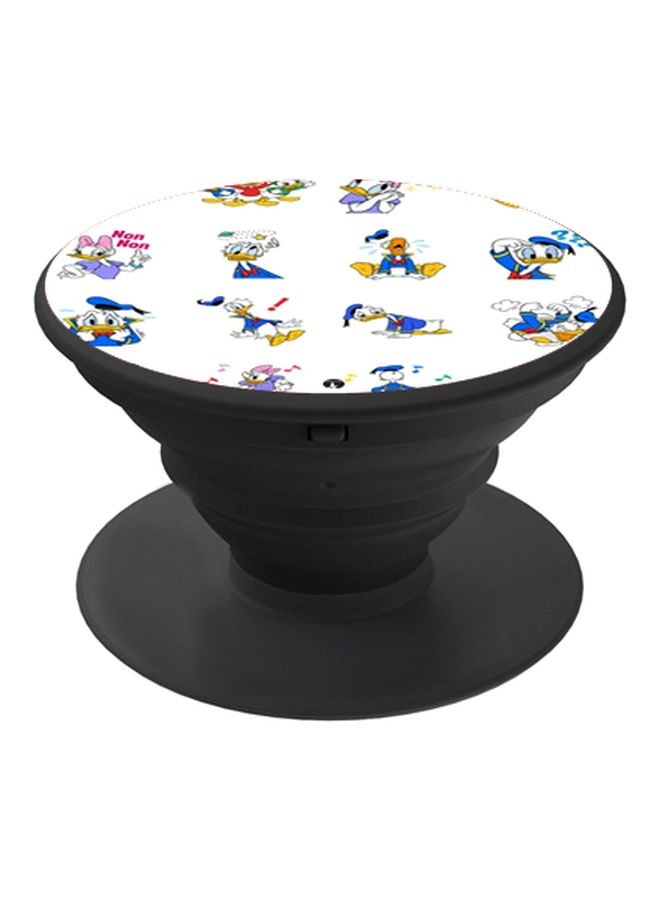 BP Donald Duck Printed Pop Socket Phone Holder Blue/Yellow/Black - Image 1