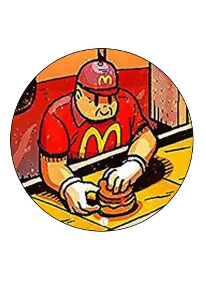 BP McDonald's Printed Pop Socket Phone Holder Red/Yellow - Image 2