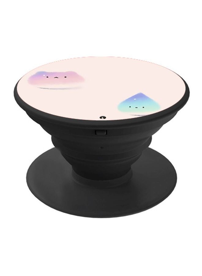 BP Cartoon Printed Pop Socket Phone Holder Pink/Blue/Black - Image 1