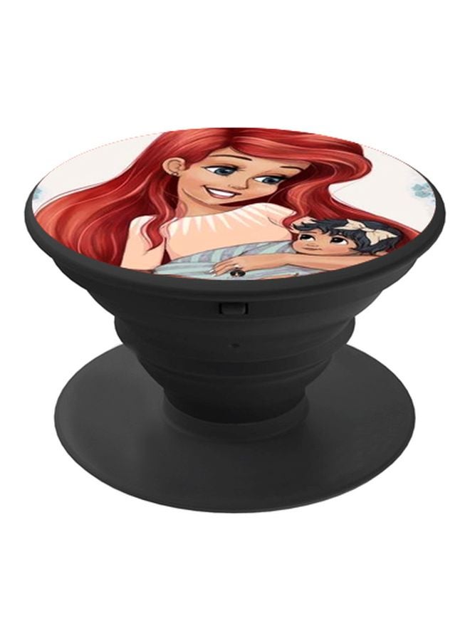 BP Cartoon Printed Pop Socket Phone Holder Red/Pink/Blue - Image 1