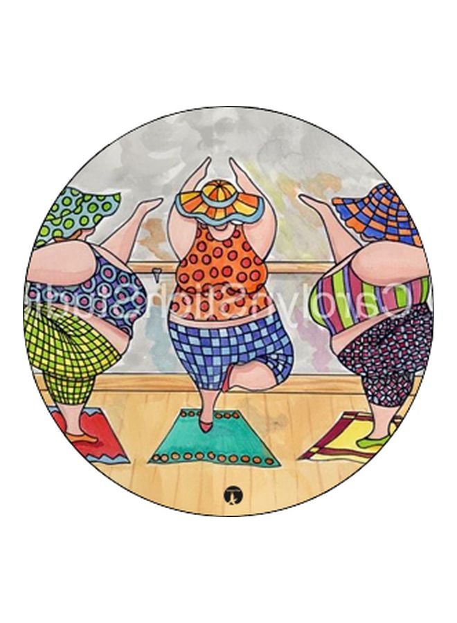 BP Cartoon Printed Pop Socket Phone Holder Beige/Blue/Orange - Image 2