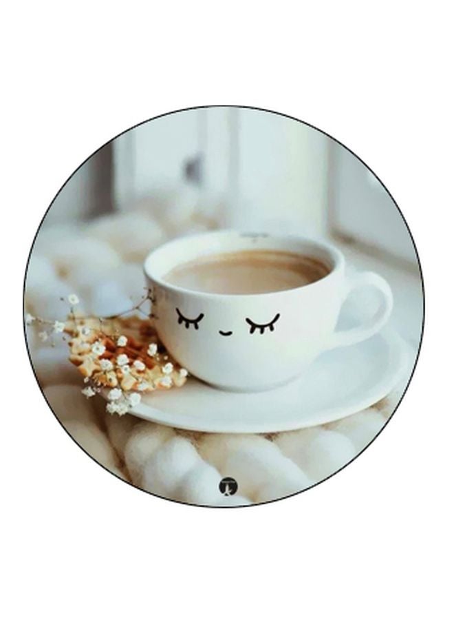 BP Tea Printed Pop Socket Phone Holder Beige/White/Black - Image 2