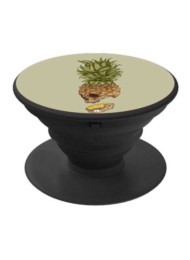 BP Cartoon Printed Pop Socket Phone Holder Black/Green/Brown - Image 1