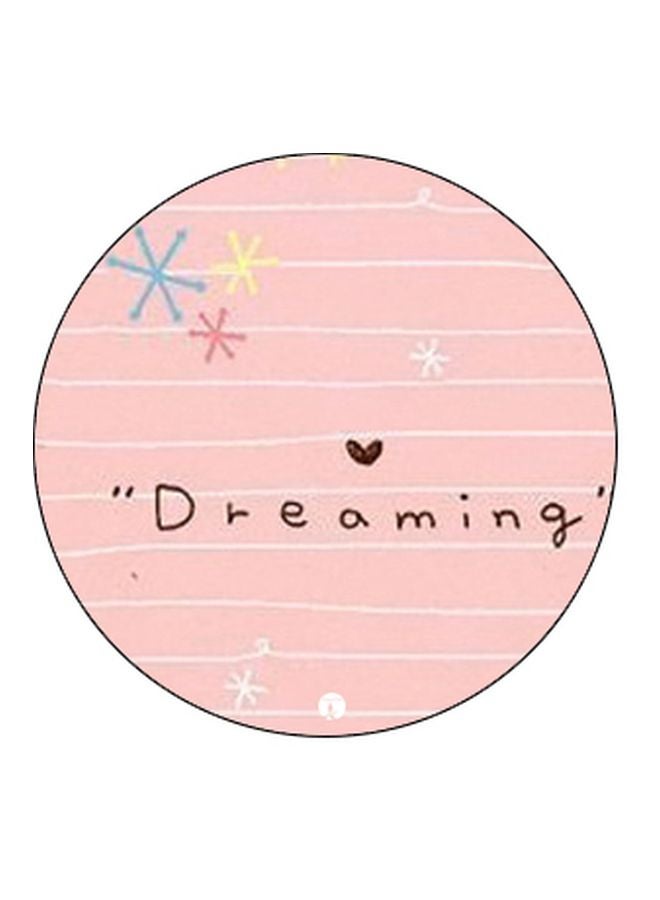 BP Dreaming Printed Pop Socket Phone Holder Pink/White/Brown - Image 2
