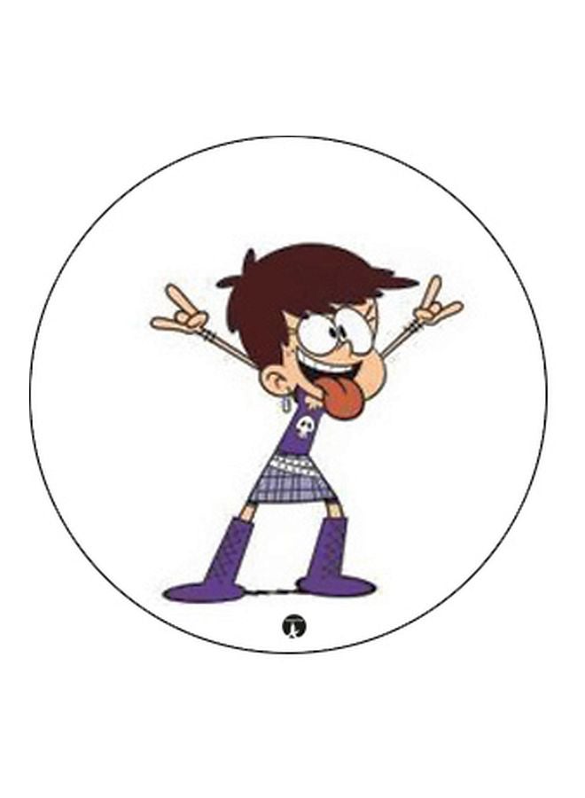 بي بي حامل هاتف بوب سوكيت بطبعة رسومات كرتونية على شكل ولد أبيض/أرجواني/أسود - Image 2