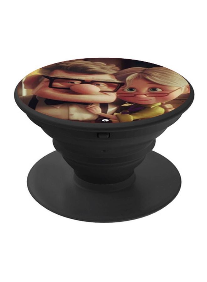 بي بي حامل هاتف بوب سوكيت بطبعة من فيلم "Up" بني/ بيج/ أصفر - Image 1