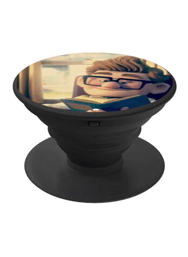 BP Carl Fredricksen Printed Pop Socket Phone Holder Blue/Brown/Beige - Image 1