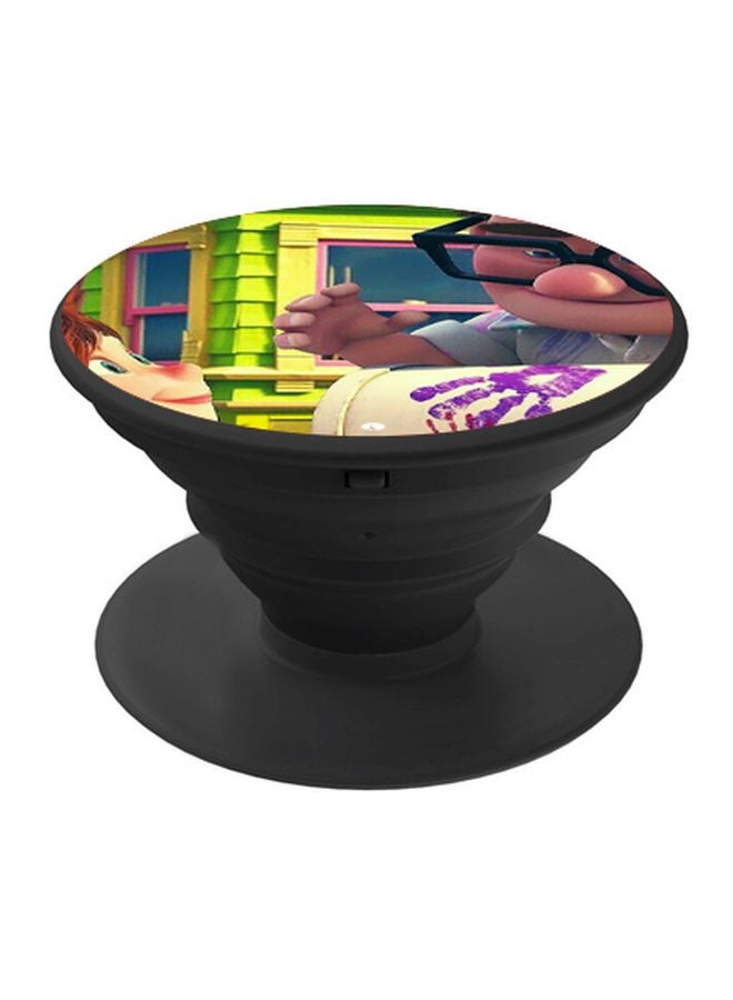 BP Up Printed Pop Socket Phone Holder Green/Beige/Pink - Image 1