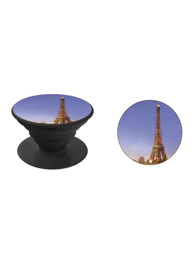 BP Eiffel Tower Printed Pop Socket Phone Holder Blue/Brown - Image 2