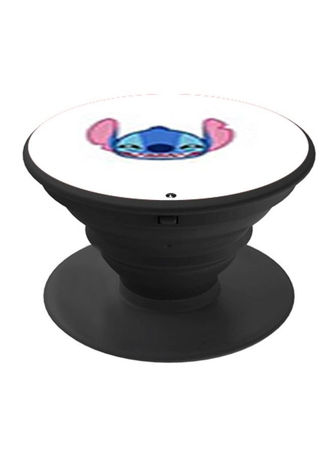 بي بي حامل هاتف على شكل مقبض أصابع منبثق بطبعة رسومات كرتونية أبيض/أزرق/أسود/أصفر - Image 1