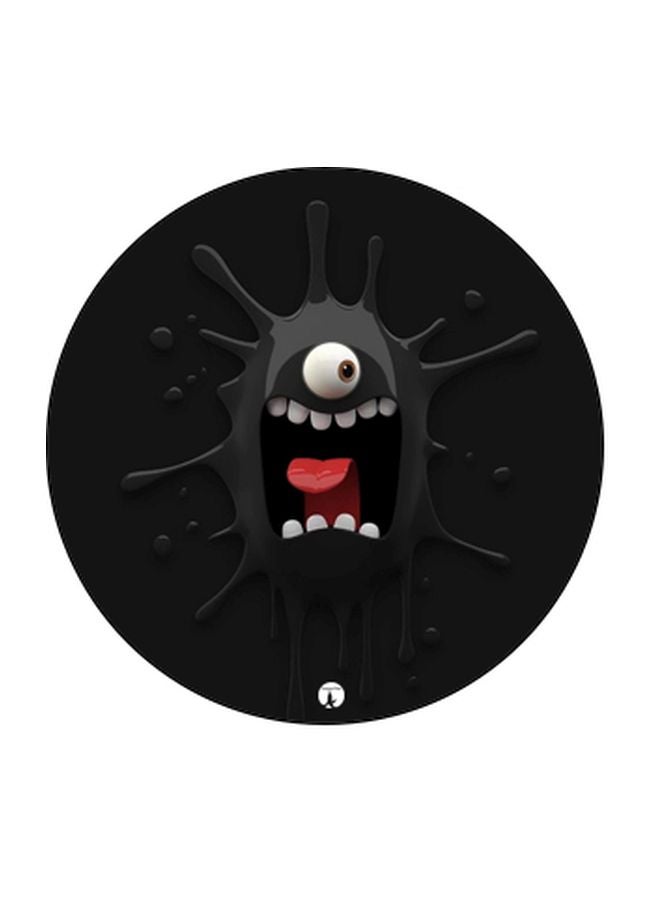 BP Cartoon Printed Pop Socket Phone Holder Black/White/Red - Image 2