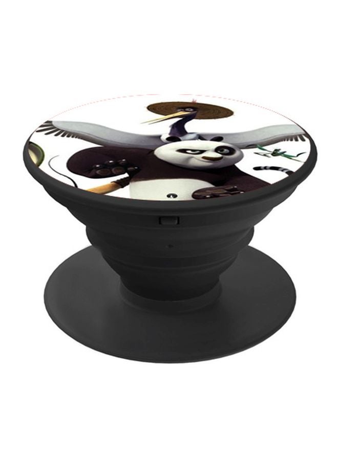 BP Kung Fu Panda Printed Pop Socket Phone Holder White/Grey/Black - Image 1