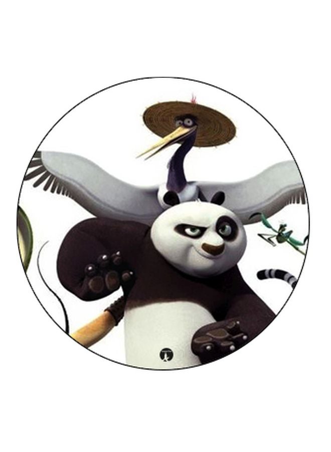 BP Kung Fu Panda Printed Pop Socket Phone Holder White/Grey/Black - Image 2