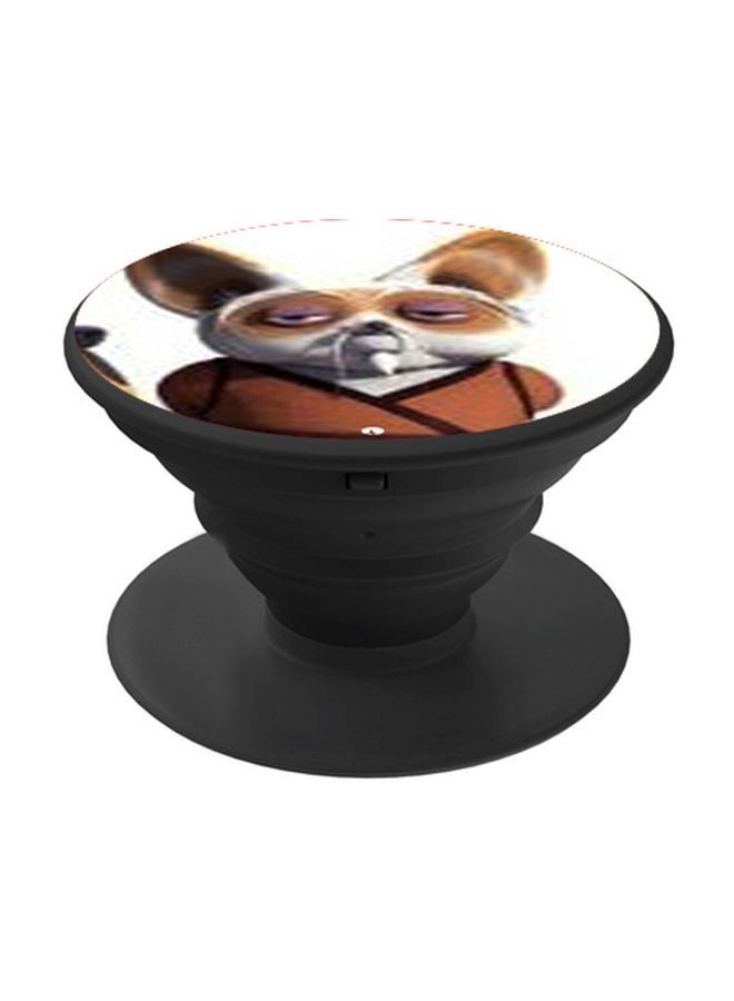 BP Kung Fu Panda Printed Pop Socket Phone Holder White/Brown/Black - Image 1