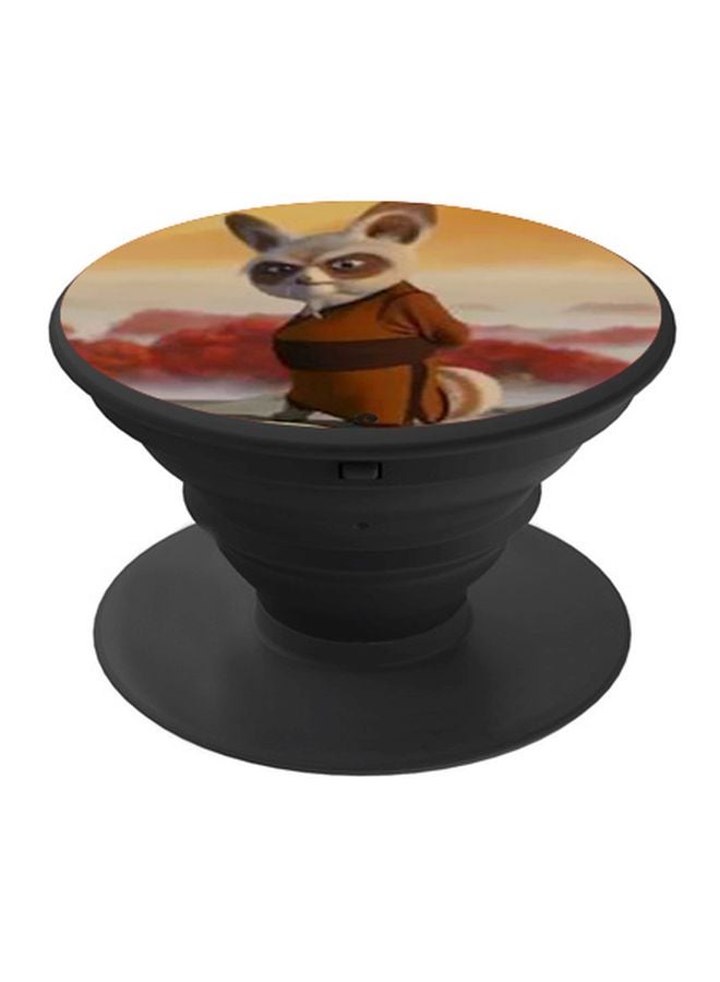 BP Kung Fu Panda Printed Pop Socket Phone Holder Brown/White/Black - Image 1