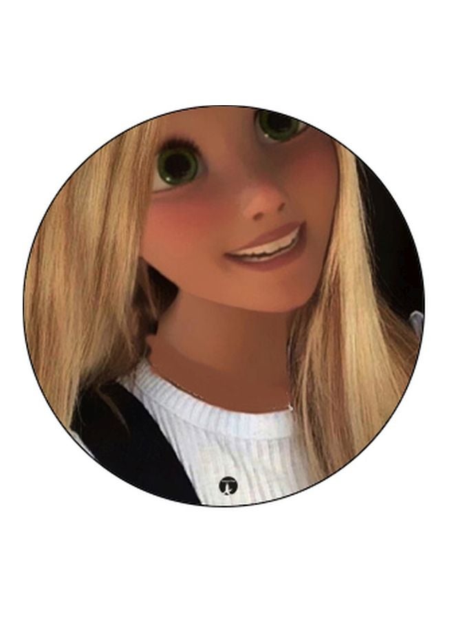 BP Girl Printed Pop Socket Phone Holder Beige/White/Black - Image 2